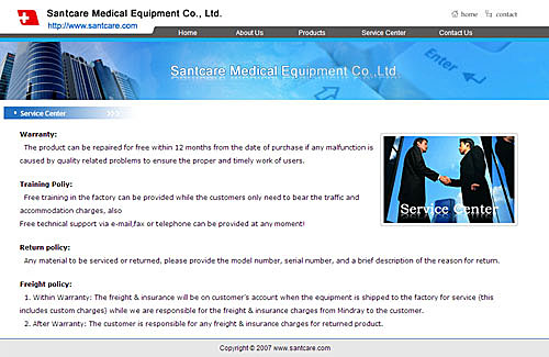 Santcare Medical Equipment Co.,Ltd.